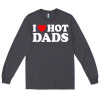 Smoke i love hot dads shirt i heart Long Sleeve Tee - linhVisuals