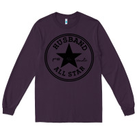 Plum all star husband Long Sleeve Tee - linhVisuals