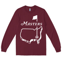 Burgundy MASTER GOLF TOURNAMENT Long Sleeve Tee - linhVisuals