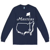 Navy MASTER GOLF TOURNAMENT Long Sleeve Tee - linhVisuals