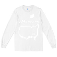 White MASTER GOLF TOURNAMENT Long Sleeve Tee - linhVisuals