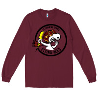Burgundy flying aces Long Sleeve Tee - linhVisuals