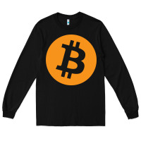 Black bitcoin ledger blockchain satoshi btc Long Sleeve Tee - linhVisuals