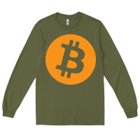 Army Green bitcoin ledger blockchain satoshi btc Long Sleeve Tee - linhVisuals