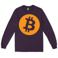 Plum bitcoin ledger blockchain satoshi btc Long Sleeve Tee - linhVisuals