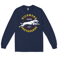 Navy Richmond Greyhounds Lon Don 1897 Long Sleeve Tee - linhVisuals