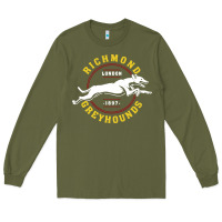 Army Green Richmond Greyhounds Lon Don 1897 Long Sleeve Tee - linhVisuals