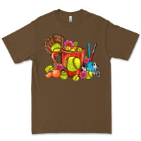 Cacao Softball Coffee Mug Premium Tee - FaDigitalArtStudio