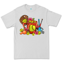 Dove Grey Softball Coffee Mug Premium Tee - FaDigitalArtStudio