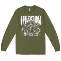 Army Green halestorm Long Sleeve Tee - linhVisuals