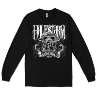 Black halestorm Long Sleeve Tee - linhVisuals