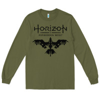 Army Green HORIZON FORBIDDEN WEST Long Sleeve Tee - linhVisuals