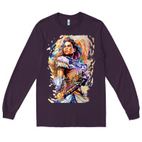Plum ALOY - HORIZON FORBIDDEN WEST Long Sleeve Tee - linhVisuals