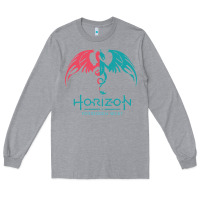Heather Grey HORIZON FORBIDDEN WEST Long Sleeve Tee - linhVisuals