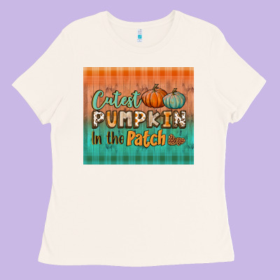 Cutest Pumpkin In The Patch Tumbler Ladies Tee Designed By Bundleandbundleshop