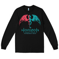 Black HORIZON FORBIDDEN WEST Long Sleeve Tee - linhVisuals