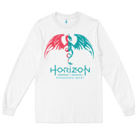 White HORIZON FORBIDDEN WEST Long Sleeve Tee - linhVisuals