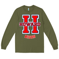 Army Green howard 1867 university Long Sleeve Tee - linhVisuals