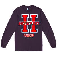 Plum howard 1867 university Long Sleeve Tee - linhVisuals