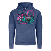 Vintage Denim leopard camo girl mama Mother's Day Vintage Hoodie - LillyAllenDesigns