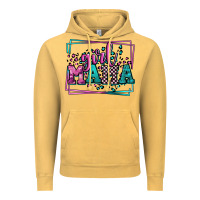 Vintage Mustard leopard camo girl mama Mother's Day Vintage Hoodie - LillyAllenDesigns