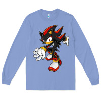Colony Blue Shadow The Hedgehog Long Sleeve Tee - linhVisuals