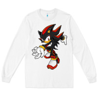 White Shadow The Hedgehog Long Sleeve Tee - linhVisuals