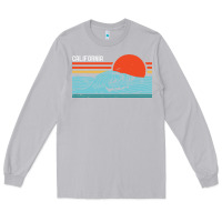 Moon Dust vintage california wave surf retro 80s california beach surfing Long Sleeve Tee - linhVisuals