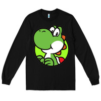 Black Yoshi Anime Long Sleeve Tee - linhVisuals