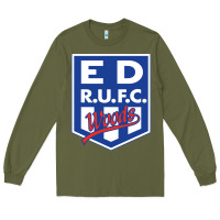 Army Green eastwood rugby Long Sleeve Tee - linhVisuals
