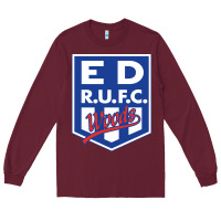 Burgundy eastwood rugby Long Sleeve Tee - linhVisuals