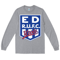 Heather Grey eastwood rugby Long Sleeve Tee - linhVisuals