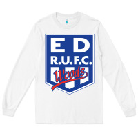 White eastwood rugby Long Sleeve Tee - linhVisuals