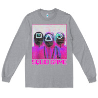 Heather Grey spoky squids games Long Sleeve Tee - linhVisuals