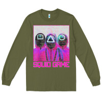 Army Green spoky squids games Long Sleeve Tee - linhVisuals