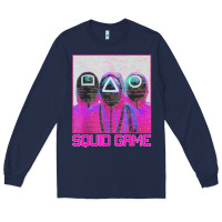 Navy spoky squids games Long Sleeve Tee - linhVisuals