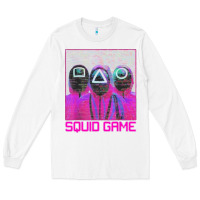 White spoky squids games Long Sleeve Tee - linhVisuals