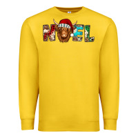 Lemon noel long haired shaggy cow Premium Sweatshirt - Jasminsmagicworld
