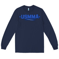 Navy The usmma mariners Long Sleeve Tee - linhVisuals