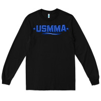 Black The usmma mariners Long Sleeve Tee - linhVisuals