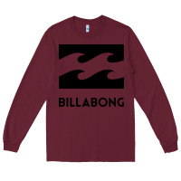 Burgundy billabong Long Sleeve Tee - linhVisuals