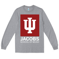 Heather Grey jacobs, school of music Long Sleeve Tee - linhVisuals
