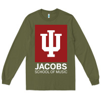 Army Green jacobs, school of music Long Sleeve Tee - linhVisuals