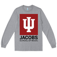 Heather Grey jacobs, school of music Long Sleeve Tee - linhVisuals