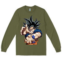 Army Green goku utra instinct Long Sleeve Tee - linhVisuals