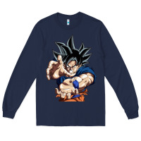 Navy goku utra instinct Long Sleeve Tee - linhVisuals