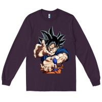 Plum goku utra instinct Long Sleeve Tee - linhVisuals