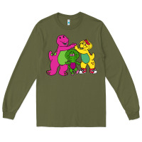Army Green barney legendary Long Sleeve Tee - linhVisuals