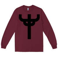 Burgundy red-judas-priest cross Long Sleeve Tee - linhVisuals