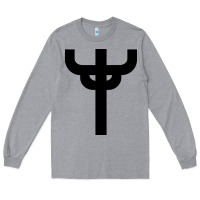 Heather Grey red-judas-priest cross Long Sleeve Tee - linhVisuals